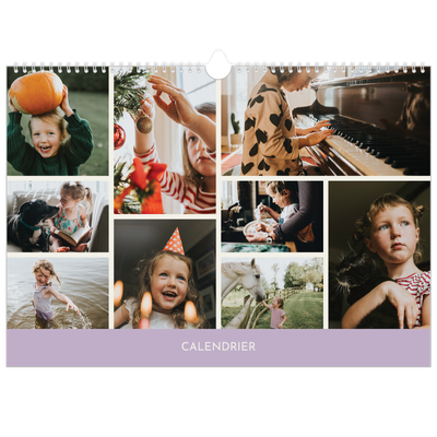 Calendrier photo A3 — Chapitres pastel [couverture]