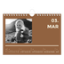 Calendrier photo A5 — Contemporain audacieux [Mars]