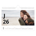 Calendrier photo A5 — Jolie lettre [Janvier]