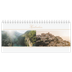 Calendrier de bureau — Bannière en écriture dorée [couverture]