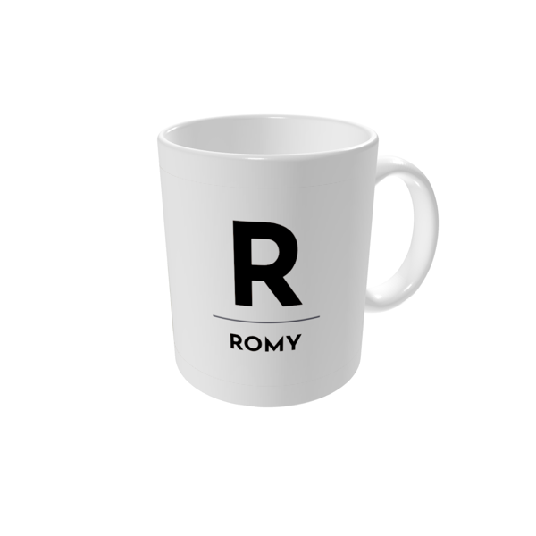 Mug personnalisé — Projecteur sur les lettres