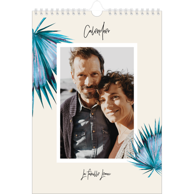 Calendrier photo A4 (20 x 30 cm) — Fleurs entremélées [couverture]