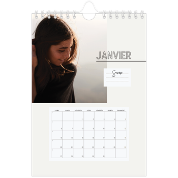 Calendrier photo A5 — Mémento