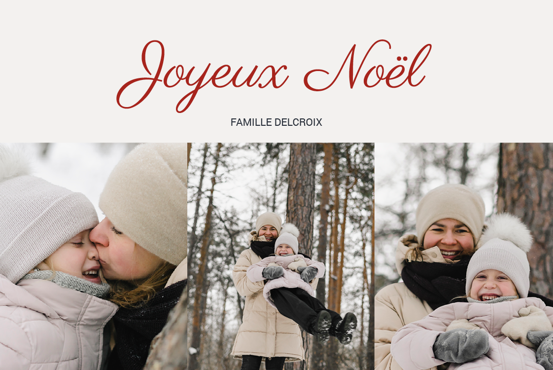 Faire-part & Cartes — Blanc neige