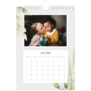 Calendrier photo A5 — Éclaboussure florale