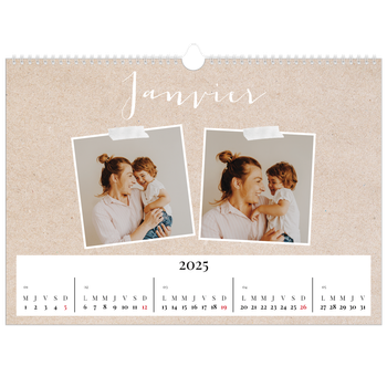 Calendrier photo A3 — Calendrier-album