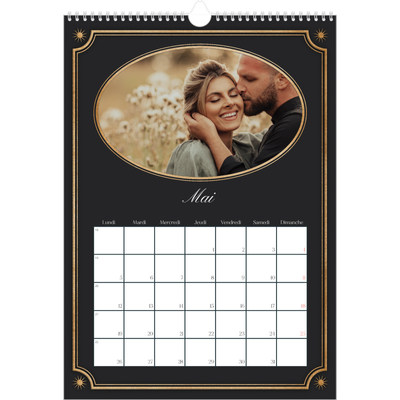 A3 Calendrier annuel — Classique vintage [couverture]