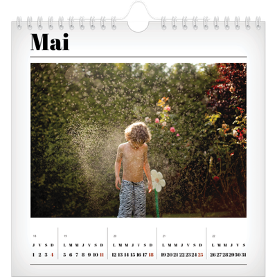 Calendriers annuels carré — Une de magazine [couverture]