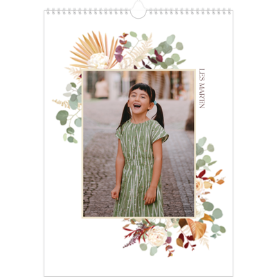 A3 Calendrier annuel — Bohème [couverture]