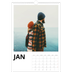 A3 Calendrier annuel — Espace blanc [Janvier]