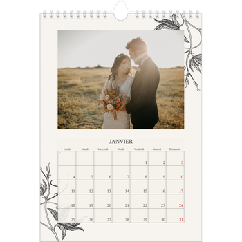 Calendrier photo A4 — Encre & lierre