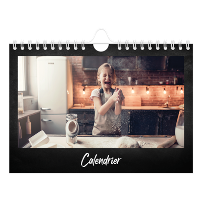 Calendrier photo A5 — Tableau et craie [couverture]