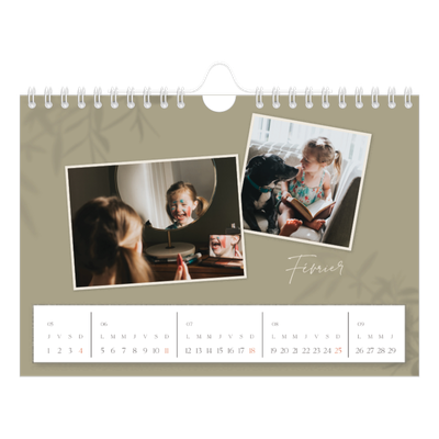 Calendrier photo A5 — Terre à terre [Février]