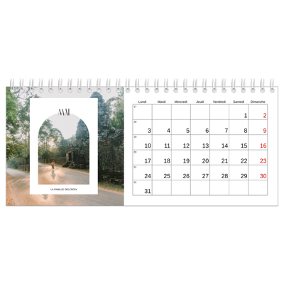Calendrier de bureau — L'arche ouverte [Mai]