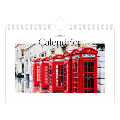 Calendrier photo A5 — Mon carnet de voyage [couverture]
