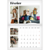 Calendrier photo A4 double (30 x 40 cm) — Une de magazine [Février]