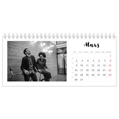 Calendrier de bureau — Fait Main [Mars]