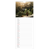 Calendrier mural long  — Évasion sans fin [Mars]