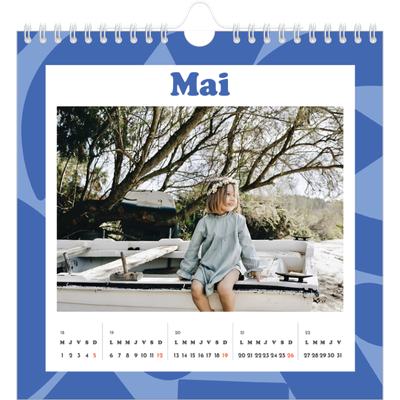 Calendriers annuels carré — Jeu de motifs [couverture]