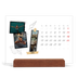 Calendrier de bureau support bois - paysage   — Esprit scrapbook [Avril]