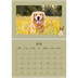 Calendrier photo A4 double (30 x 40 cm) — Chiot joueur [couverture]