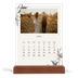 Calendrier de bureau support bois - portrait  — Encre & lierre [Avril]