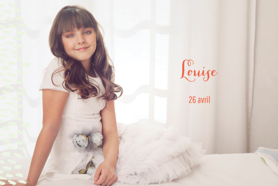 Carte de remerciement — Printemps frais