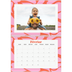Calendrier photo A4 double (30 x 40 cm) — Jeu de motifs [Février]