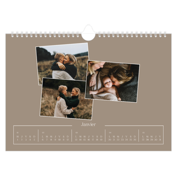 Calendrier photo A4 — Souvenirs artisanaux
