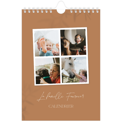 Calendrier photo A5 — Terre à terre [couverture]