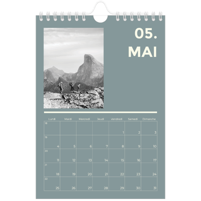 Calendrier photo A5 — Contemporain audacieux [couverture]