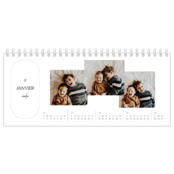 Calendrier de bureau — Une ébauche