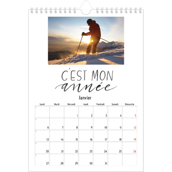 Calendrier photo A4 — Pensée positive