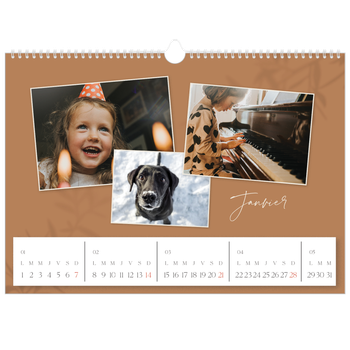Calendrier photo A3 — Terre à terre