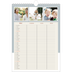 Calendrier familial A4 — Agenda palette naturelle - Famille de 3 [couverture]