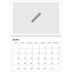 Calendrier photo A4 double (30 x 40 cm) — Créez votre produit [Janvier]
