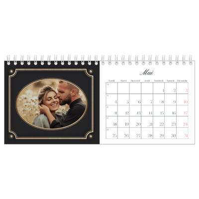 Calendrier de bureau — Classique vintage [couverture]