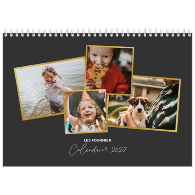 Calendrier photo A4 double (30 x 40 cm) — Tellement de souvenirs [couverture]