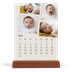Calendrier de bureau support bois - portrait  — Souvenirs en mouvement [Mars]