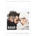 A3 Calendrier annuel — Grand mois [Mars]