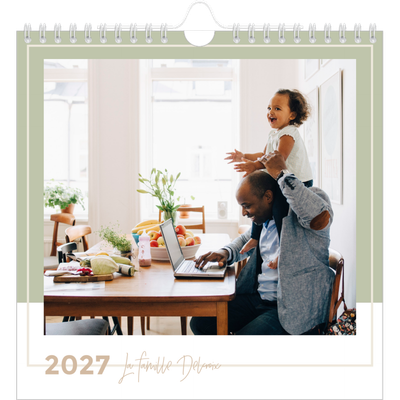 Calendriers annuels carré — Palette naturelle [couverture]