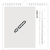 Calendriers annuels carré — Créez votre produit [Avril]