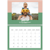 Calendrier photo A4 double (30 x 40 cm) — Papier peint acidulé [Janvier]