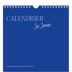 Calendriers annuels carré — Classique cobalt [couverture]