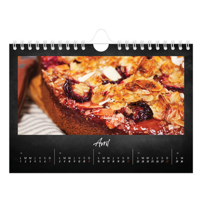 Calendrier photo A5 — Tableau et craie [Avril]