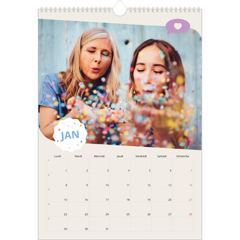 Calendrier photo A3 — Un anniversaire iconique