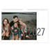 Calendrier photo A4 — Numéros mensuels [couverture]