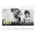 Calendrier photo A4 — Larges numéros brillants [couverture]
