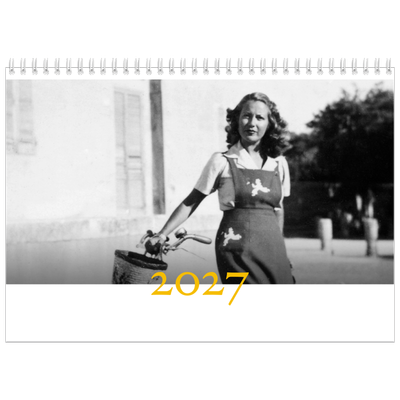 Calendrier photo A4 double (30 x 40 cm) — Style héritage [couverture]