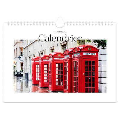 Calendrier photo A4 — Mon carnet de voyage [couverture]